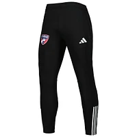 Pantalon d'entraînement Adidas FC Dallas 2023 On-Field Team Crest AEROREADY noir pour homme