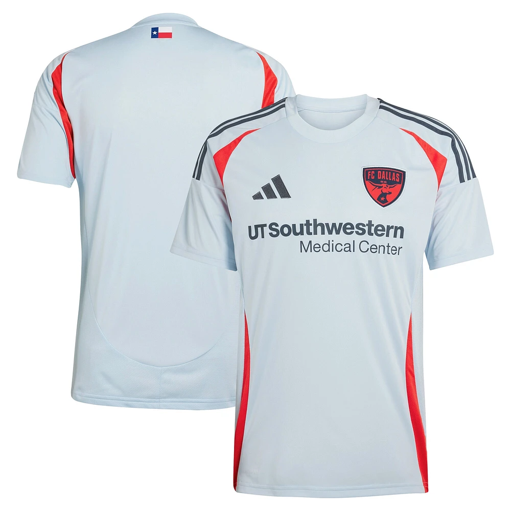 Maillot réplique adidas bleu clair FC Dallas 2025 The Inferno Kit pour homme