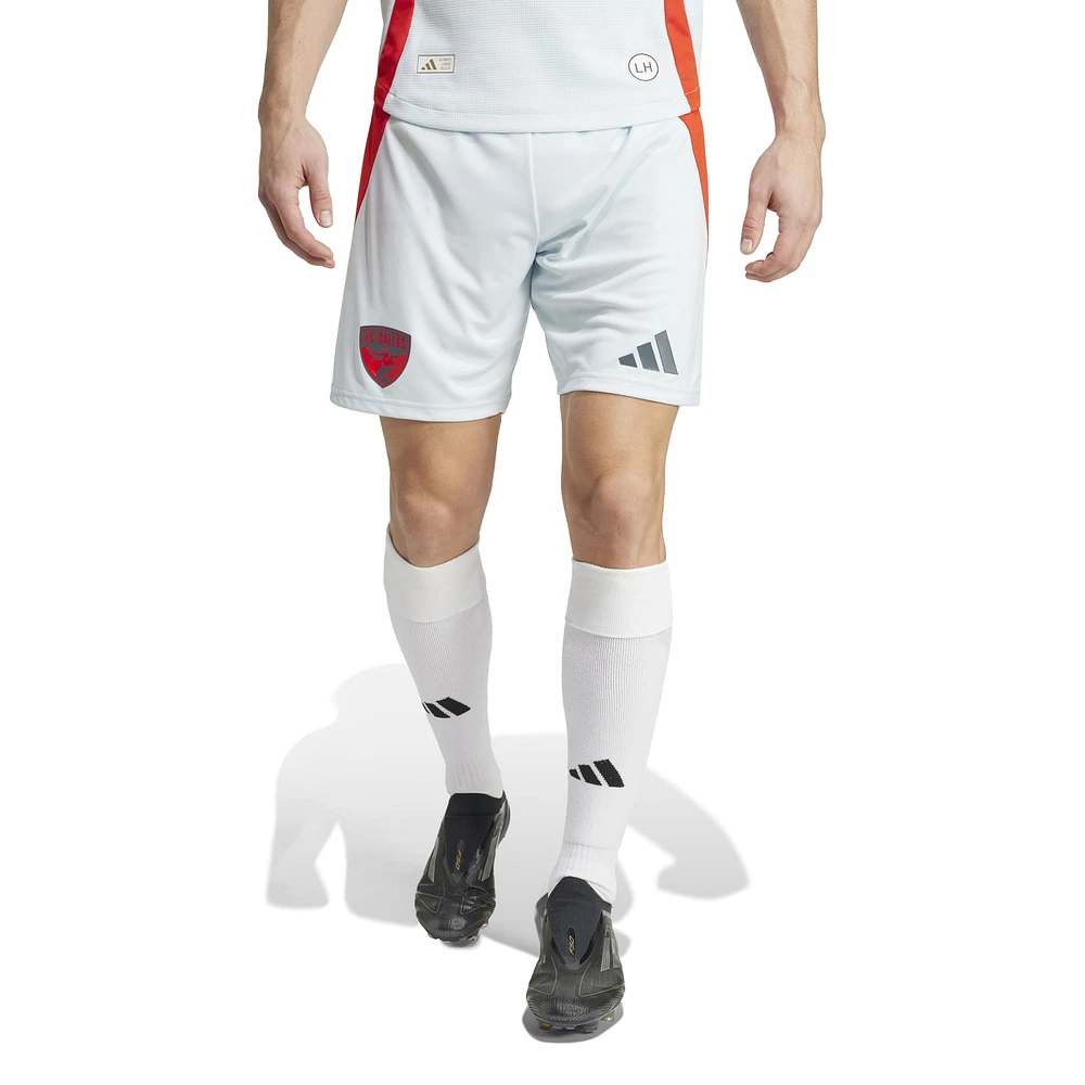 Men's adidas  Light Blue FC Dallas Away 2025 The Inferno Kit Authentic Shorts
