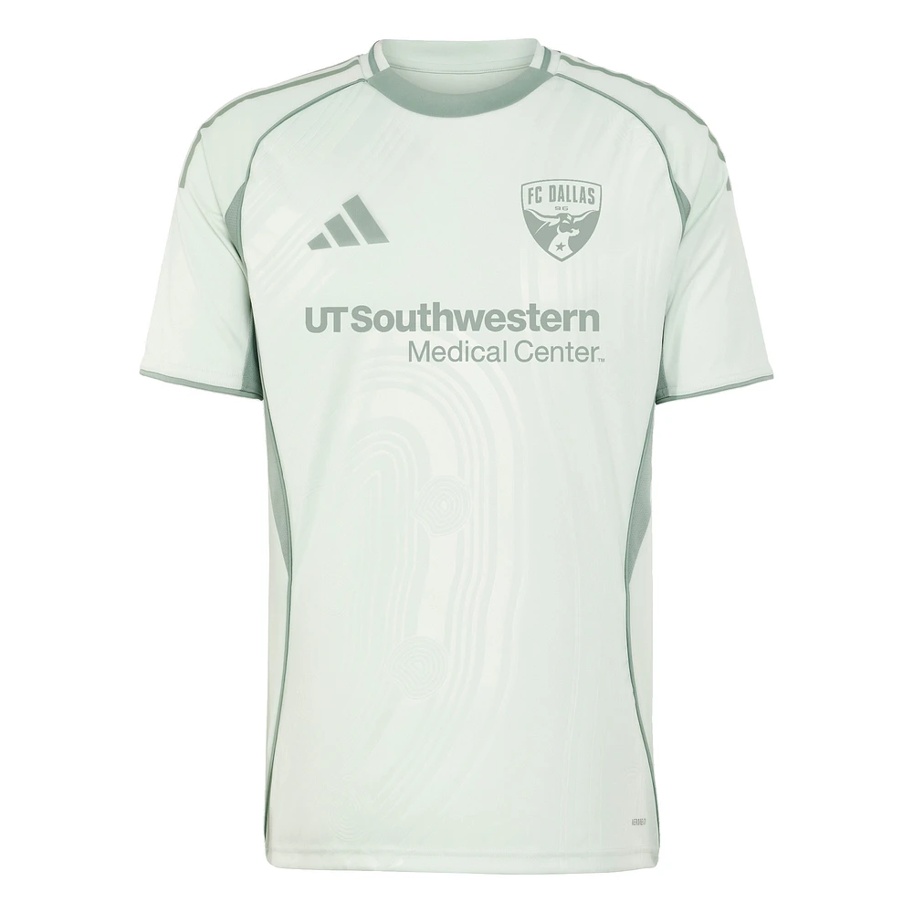 Men's adidas Light Green FC Dallas 2025 One Planet Pre-Match Top