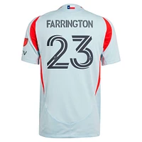 Men's adidas Logan Farrington Light Blue FC Dallas 2025 The Inferno Kit Authentic Player Jersey