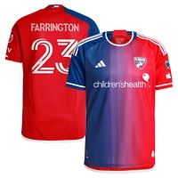 Maillot de joueur authentique adidas Logan Farrington Navy FC Dallas 2024 After Burner pour homme