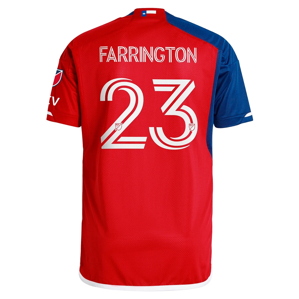 Maillot de joueur authentique adidas Logan Farrington Navy FC Dallas 2024 After Burner pour homme