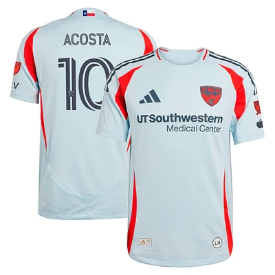 Men's adidas Luciano Acosta Light Blue FC Dallas 2025 The Inferno Kit Authentic Player Jersey