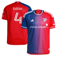 Men's adidas Marco Farfan Navy FC Dallas 2024 After Burner Authentic Player Jersey