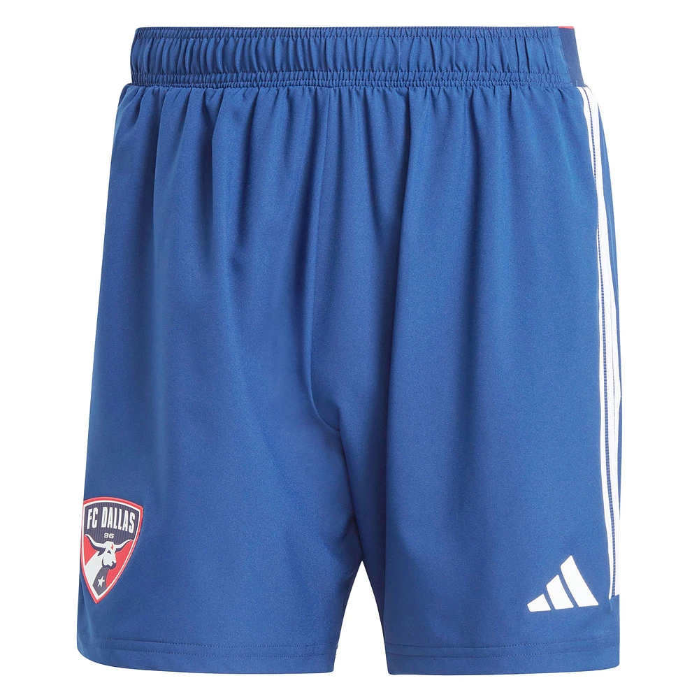 Short adidas bleu marine FC Dallas 2024 Domicile Authentic pour homme