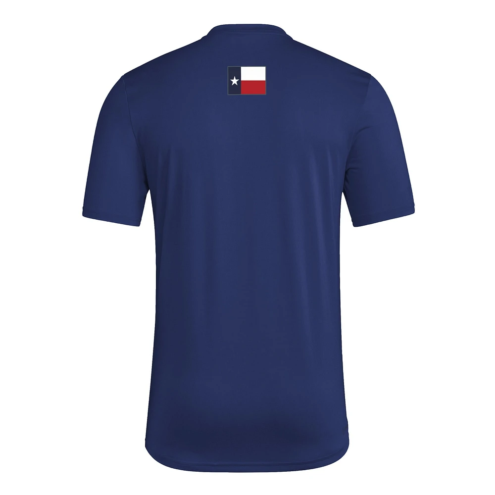 Men's adidas  Navy FC Dallas 2025 Jersey Hook AEROREADY T-Shirt