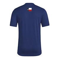 Men's adidas  Navy FC Dallas 2025 Jersey Hook AEROREADY T-Shirt