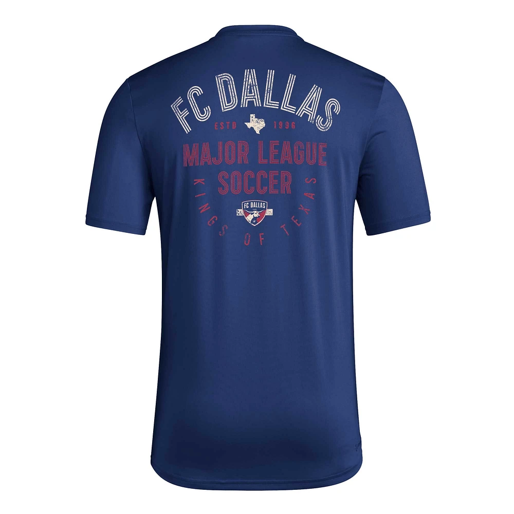 T-shirt adidas bleu marine FC Dallas Local Stoic pour homme