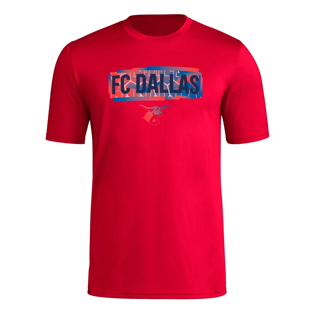 Men's adidas Red FC Dallas Local Pop AEROREADY T-Shirt