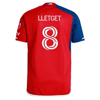 Maillot de joueur authentique adidas Sebastian Lletget Navy FC Dallas 2024 After Burner pour homme