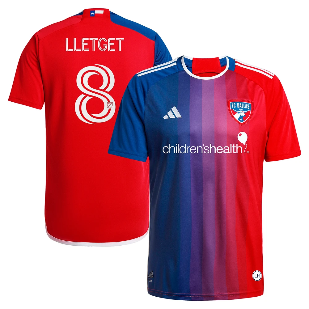 Men's adidas Sebastian Lletget Navy FC Dallas 2024 After Burner Replica Player Jersey