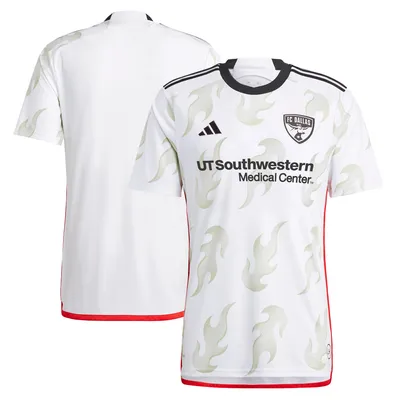 FC Dallas adidas 2023 Burn Baby Replica Jersey - White