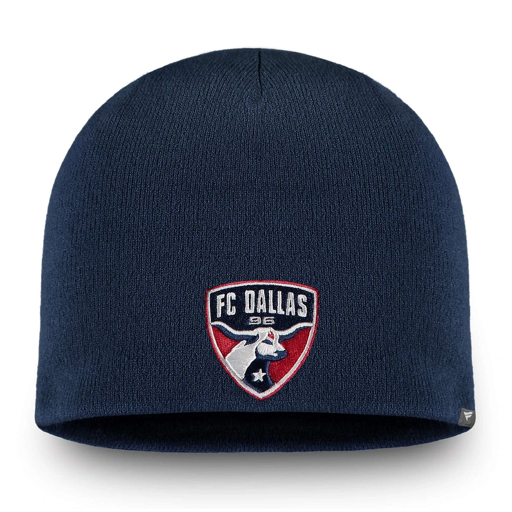 Bonnet en tricot Fanatics bleu FC Dallas Core pour hommes