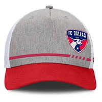 Men's Fanatics Heather Gray FC Dallas Low Block Trucker Adjustable Hat