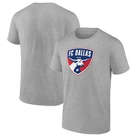 Men's Fanatics Steel FC Dallas Logo T-Shirt