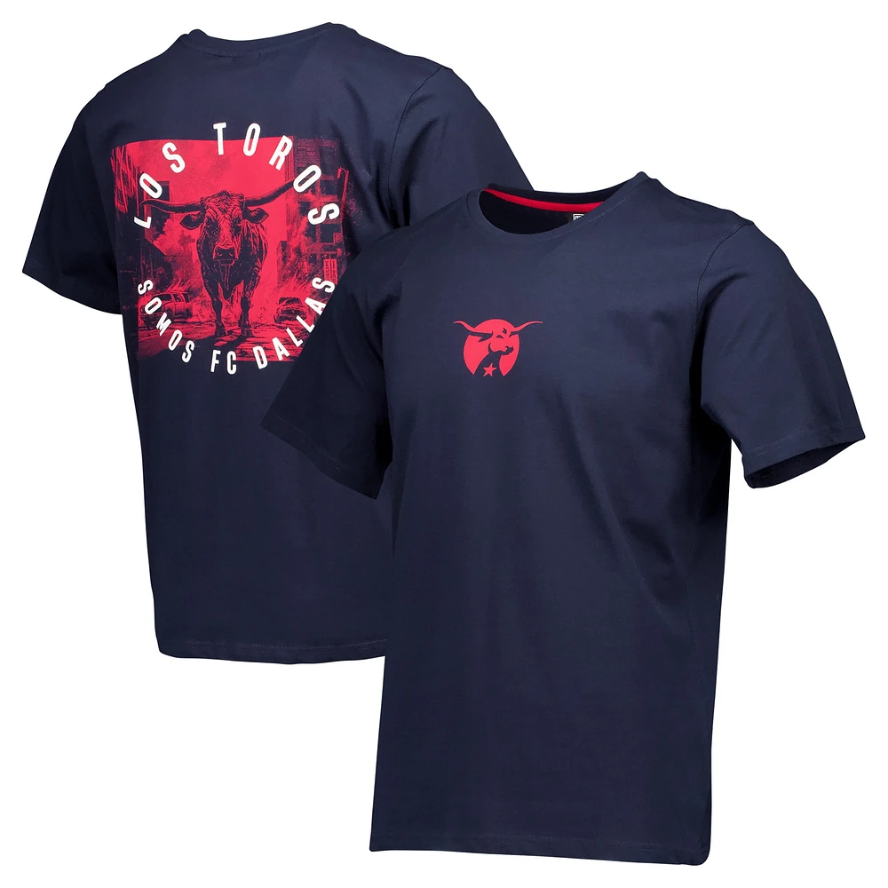 Men's Navy FC Dallas Street Heavy Relaxed T-Shirt