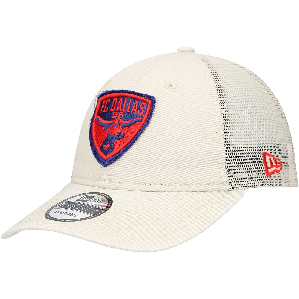 Casquette de camionneur réglable New Era Tan FC Dallas Game Day 9TWENTY pour hommes