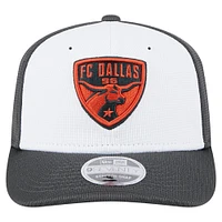 Men's New Era  White/Gray FC Dallas 2025 Jersey Hook 9SEVENTY Stretch-Snap Hat