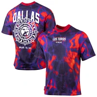 T-shirt surdimensionné Sport Design Suède rouge/bleu FC Dallas City Soul pour homme