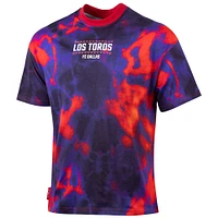 T-shirt surdimensionné Sport Design Suède rouge/bleu FC Dallas City Soul pour homme