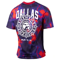 T-shirt surdimensionné Sport Design Suède rouge/bleu FC Dallas City Soul pour homme