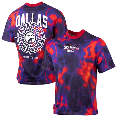 T-shirt surdimensionné Sport Design Suède rouge/bleu FC Dallas City Soul pour homme