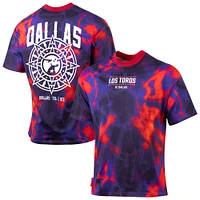 T-shirt surdimensionné Sport Design Suède rouge/bleu FC Dallas City Soul pour homme