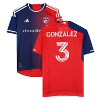 Omar Gonzalez FC Dallas Autographed Match-Used #3 Red adidas Jersey from the 2024 MLS Season - Size L