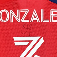 Omar Gonzalez FC Dallas Autographed Match-Used #3 Red adidas Jersey from the 2024 MLS Season - Size L