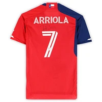 Paul Arriola FC Dallas Autographed Match-Used #7 Red adidas Jersey from the 2024 MLS Season - Size XS