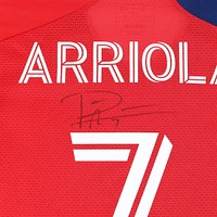 Paul Arriola FC Dallas Autographed Match-Used #7 Red adidas Jersey from the 2024 MLS Season - Size XS