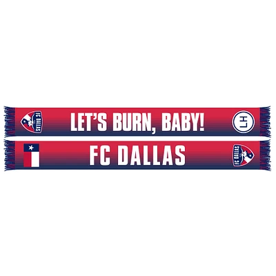 Red FC Dallas 2024 Jersey Hook Scarf