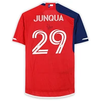 Sam Junqua FC Dallas Autographed Match-Used #29 Red adidas Jersey from the 2024 MLS Season - Size L
