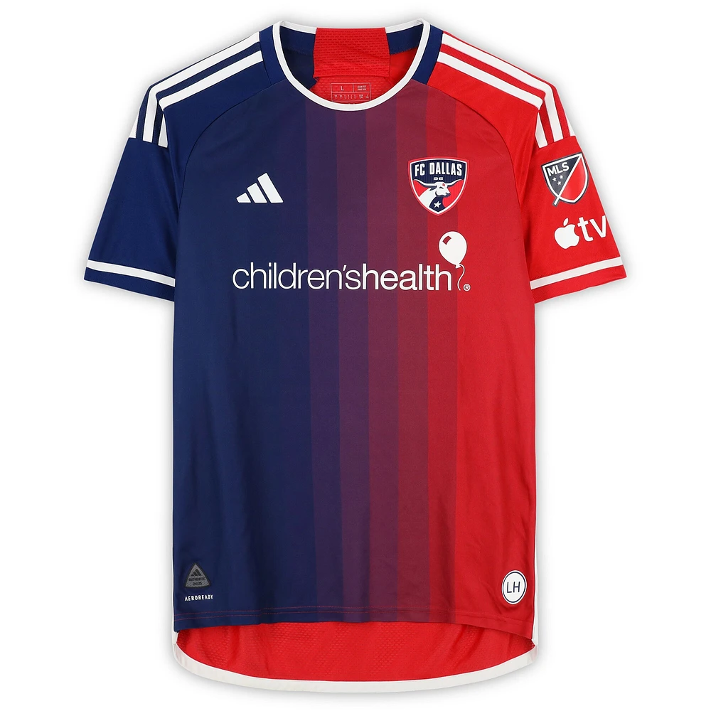 Sam Junqua FC Dallas Autographed Match-Used #29 Red adidas Jersey from the 2024 MLS Season - Size L
