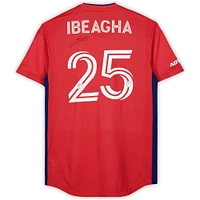 Sebastien Ibeagha FC Dallas Autographed Match-Used #25 Jersey from the 2023 MLS Season