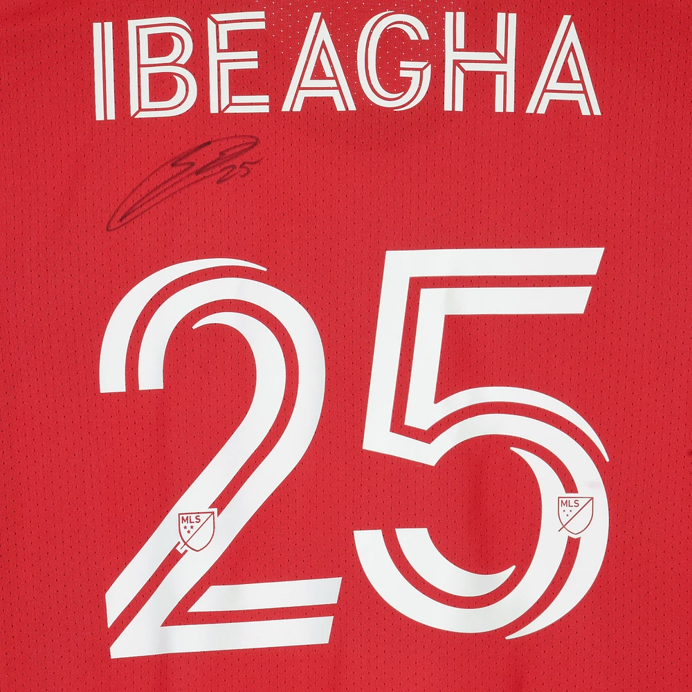 Sebastien Ibeagha FC Dallas Autographed Match-Used #25 Jersey from the 2023 MLS Season