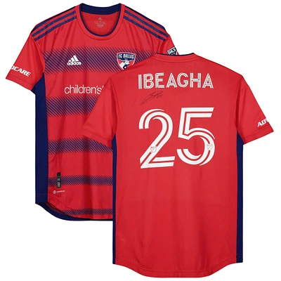Sebastien Ibeagha FC Dallas Autographed Match-Used #25 Jersey from the 2023 MLS Season