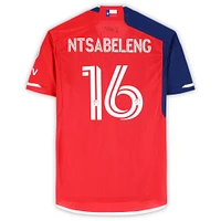 Tsiki Ntsabeleng FC Dallas Autographed Match-Used #16 Red adidas Jersey from the 2024 MLS Season - Size M