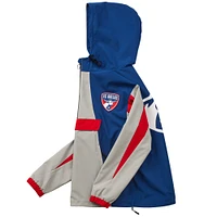 Unisex Live Breathe Futbol Navy FC Dallas Tekker Half-Zip Anorak Jacket