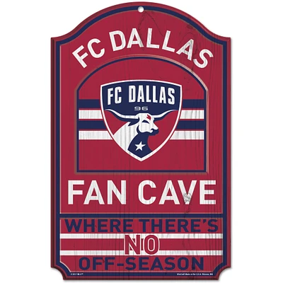 Panneau en bois WinCraft FC Dallas 11"x 17"