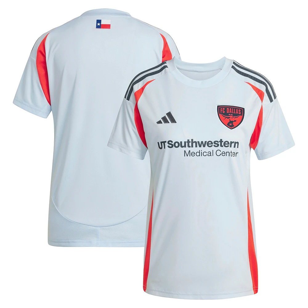 Women's adidas  Light Blue FC Dallas 2025 The Inferno Kit Replica Jersey