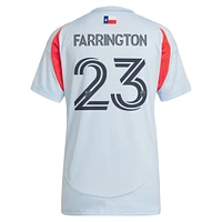 Women's adidas Logan Farrington Light Blue FC Dallas 2025 The Inferno Kit Replica Player Jersey