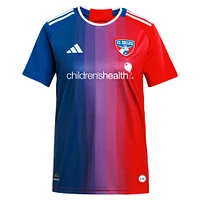 Maillot adidas bleu marine FC Dallas 2024 After Burner Replica pour femme