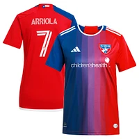 Women's adidas Paul Arriola Navy FC Dallas 2024 After Burner Replica Player Jersey