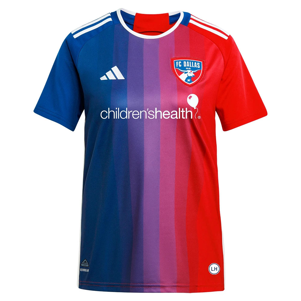 Maillot de joueur adidas Sebastian Lletget marine FC Dallas 2024 After Burner Replica pour femme