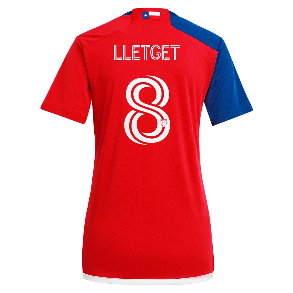 Maillot de joueur adidas Sebastian Lletget marine FC Dallas 2024 After Burner Replica pour femme