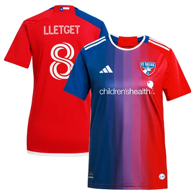 Maillot de joueur adidas Sebastian Lletget marine FC Dallas 2024 After Burner Replica pour femme