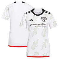 Maillot Adidas FC Dallas 2023 Burn Baby Replica pour femme - Blanc