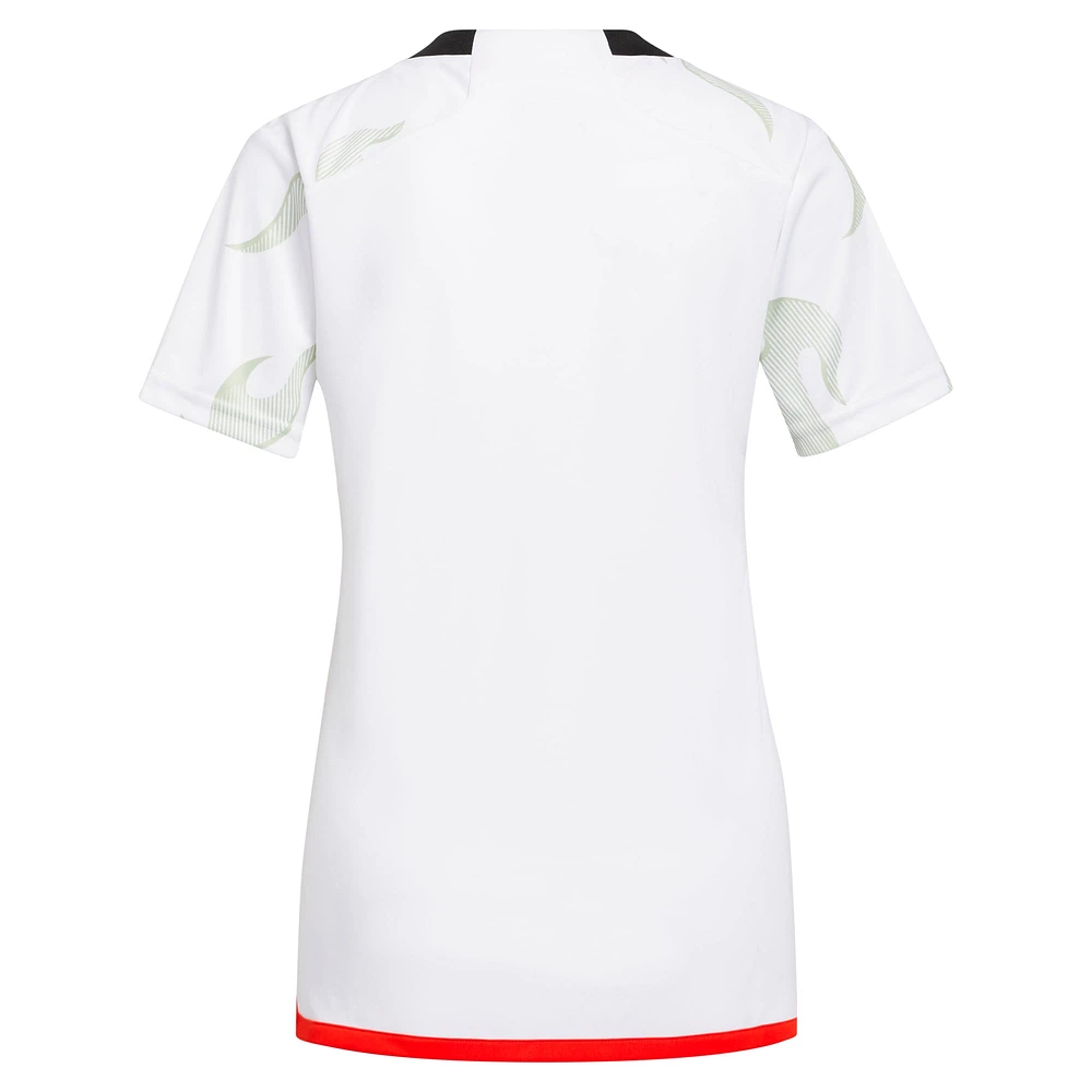 Maillot Adidas FC Dallas 2023 Burn Baby Replica pour femme - Blanc